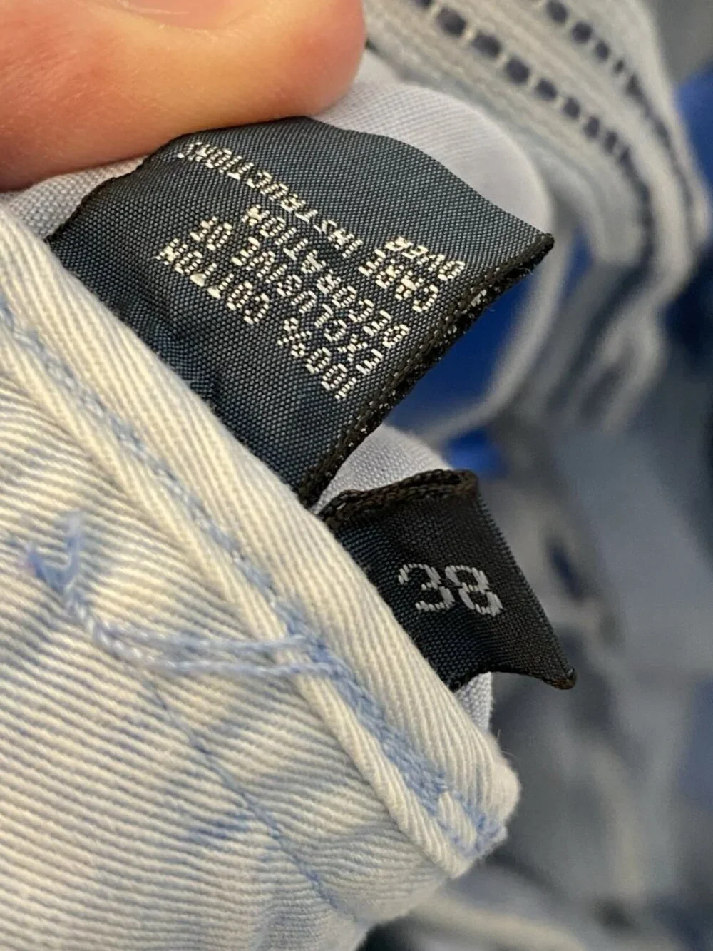 Polo Ralph Lauren Shorts Men 38 Light Blue Flat Front Casual Summer Beach Cotton